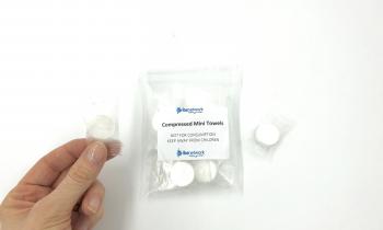 Compressed mini towels -pack of five Compressed mini towels -pack of five